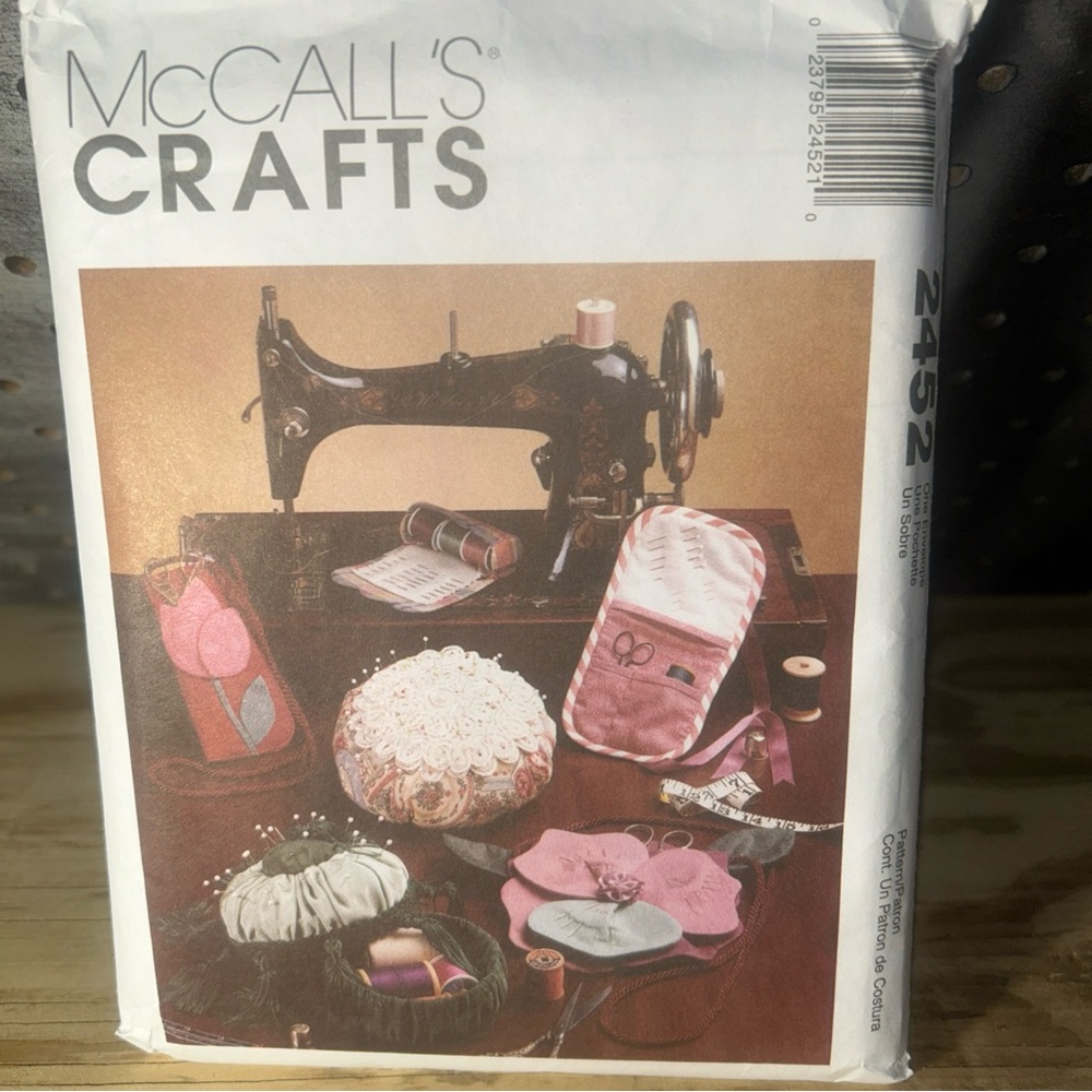 Vintage McCall’s 2452 Sewing Pattern For Various Sewing Accessories
